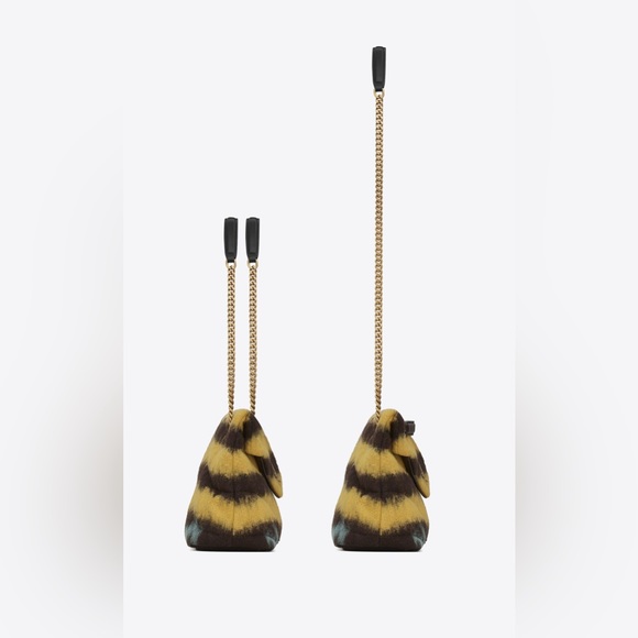 SAINT LAURENT
Small Puffer Bag in Tie Dye Fabric and
Lambskin - Picture 11 of 11